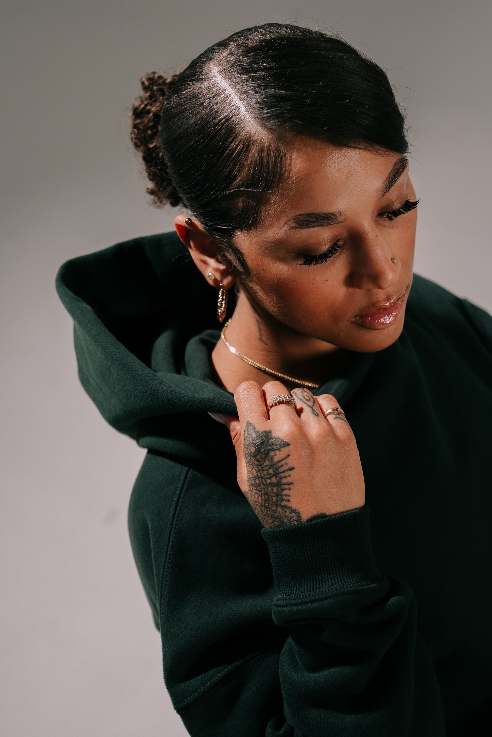 Staple Hoodie - White Bubble product media