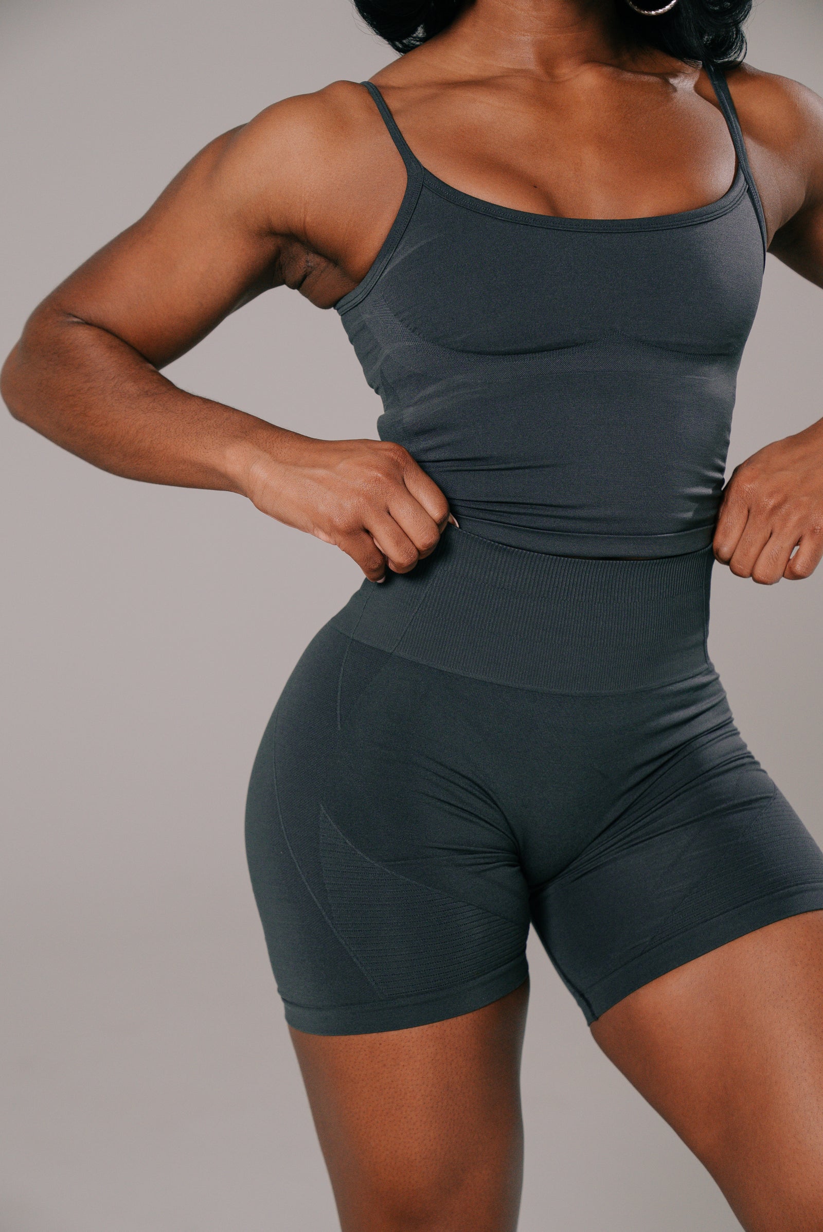 Revive High Rise Short - Graphite product media