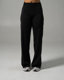 Aura Wide Leg Pant - Black