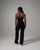 Aura Wide Leg Pant Long - Black