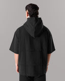 Alpha Layered Hoodie - Black