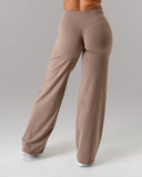 Aura Wide Leg Pant - Mocha
