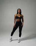 Pump Mid Rise Legging - Black
