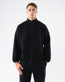 ELMTS Quarter Zip - Black