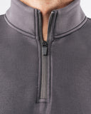 ELMTS Quarter Zip - Heather Cloud