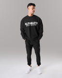 Establishment Split Crewneck - Black