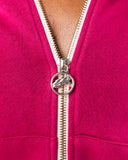 Fleece Zip Jacket - Berry