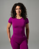 Glass Tee - Dark Fuchsia