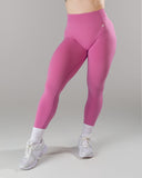 Pump Mid Rise Legging - Orchid w/ Logo