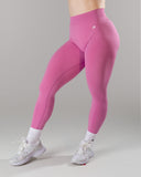 Pump Mid Rise Legging - Orchid w/ Logo