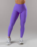 Dip Back Mid Rise Legging - Ultraviolet