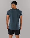 Rolled Muscle Tee - Navy