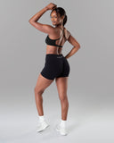 Amplify Open Back Bra - Black