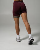 Pump High Rise Short - Merlot