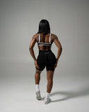 Pump Mid Rise Biker Short - Black