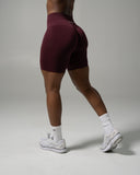 Pump Mid Rise Biker Short - Merlot