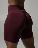 Pump Mid Rise Biker Short - Merlot