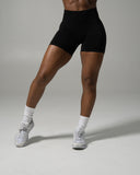 Pump Mid Rise Short - Black