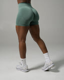 Pump Mid Rise Short - Juniper Green
