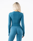 Peekaboo LS - Dress Blue