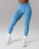 Pump Mid Rise Legging - Coastal Blue