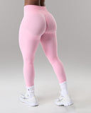 Pump Mid Rise Legging - Rose