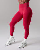 Pump High Rise Legging - Scarlet