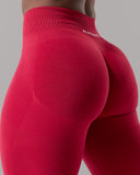 Pump Mid Rise Legging - Scarlet