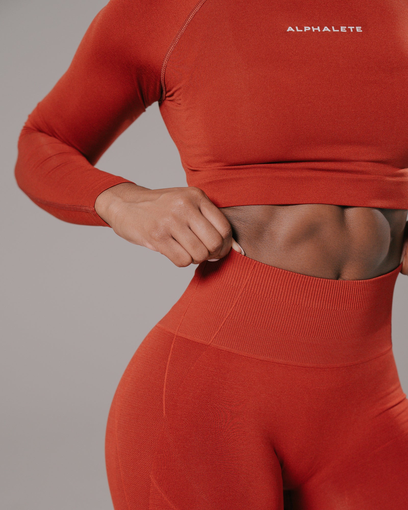 Revive High Rise Legging - Formula Red product media