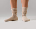 Scrunch Sock 3pk - White / Wheat / Heather Grey