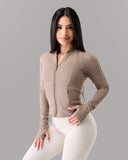 Aura Sculpt Jacket - Mocha