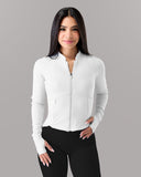 Aura Sculpt Jacket - White