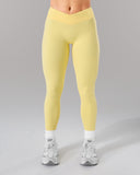 Wrap Mid Rise Legging - Canary