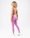 Wrap Mid Rise Legging - Purple Rain